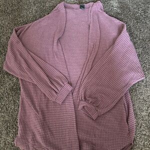 Wild Fable Pink Chunky Knit Cardigan Size Medium 0173